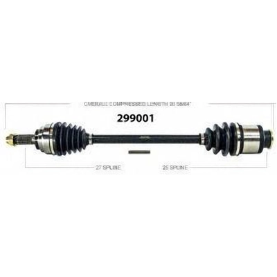 New CV Shaft by WORLDPARTS - 299001 pa1