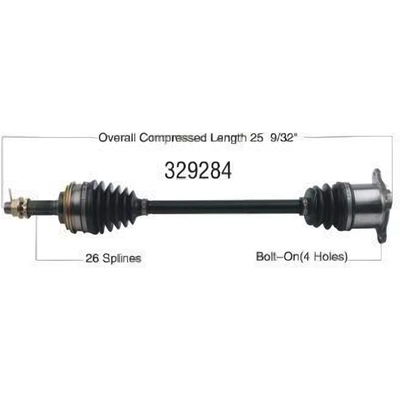 New CV Shaft by WORLDPARTS - 329284 pa1