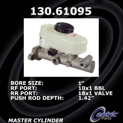 New Master Cylinder by CENTRIC PARTS - 130.61095 pa2