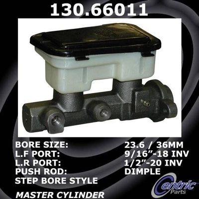 New Master Cylinder by CENTRIC PARTS - 130.66011 pa5