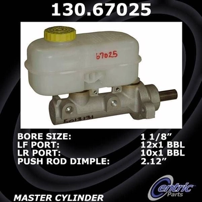 Maître-cylindre neuf by CENTRIC PARTS - 130.67025 pa10