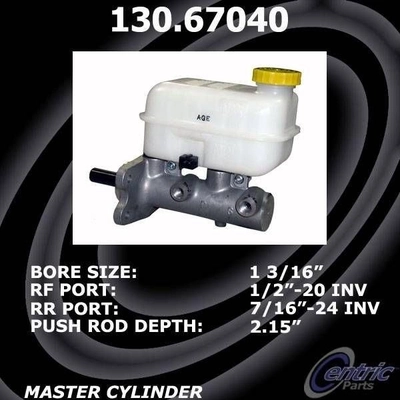 Maître-cylindre neuf by CENTRIC PARTS - 130.67040 pa3