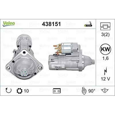 New Starter by VALEO - 438151 pa1