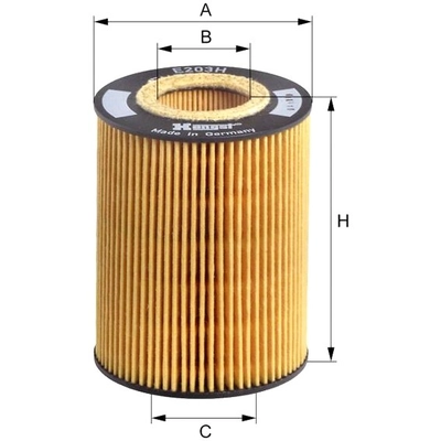 HENGST FILTER - E203H-D67 - Oil Filter Gasket Set pa2