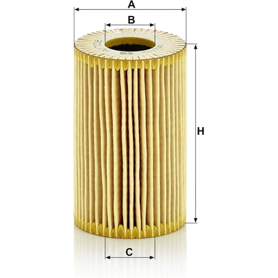 MANN-FILTER - HU7008Z - Filtre à l'huile pa2