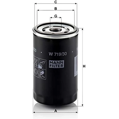 MANN-FILTER - W719/30 - Oil Filter pa4