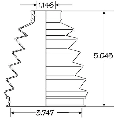 EMPI - 86-2338D - Ensemble de Soufflet de Joint Homocinétique extérieur pa1