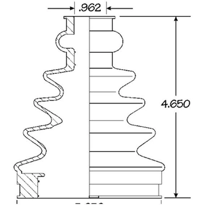 Ensemble de Soufflet de Joint Homocinétique extérieur by EMPI - 86-2365D pa4