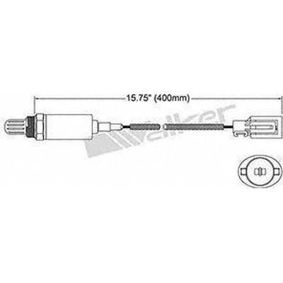 Oxygen Sensor by WALKER PRODUCTS - 250-21004 pa2