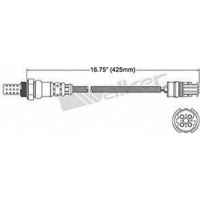 Oxygen Sensor by WALKER PRODUCTS - 350-34215 pa1