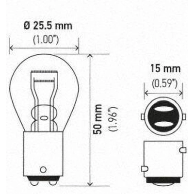 Parking Light (Pack of 10) by HELLA - 1157 pa14