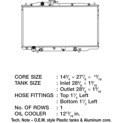 Radiateur by CSF - 3186 pa1