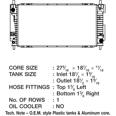 Radiator by CSF - 3531 pa1