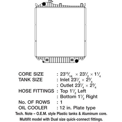 Radiator by CSF - 3568 pa2