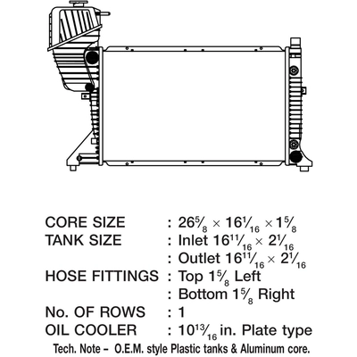 Radiateur by CSF - 3661 pa1