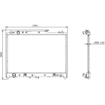 Radiator by DENSO - 221-3514 pa2