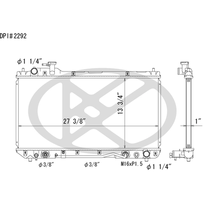 Radiator by KOYORAD - A2292 pa1