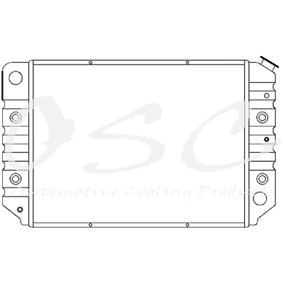 OSC - 850 - Engine Coolant Radiator pa1