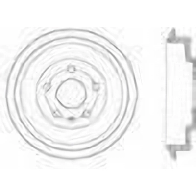 Tambour de frein arrière by CENTRIC PARTS - 123.33020 pa1