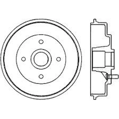 Rear Brake Drum by CENTRIC PARTS - 123.42014 pa1