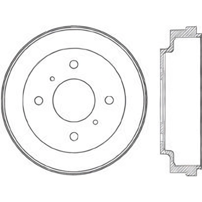 Rear Brake Drum by CENTRIC PARTS - 123.42026 pa2