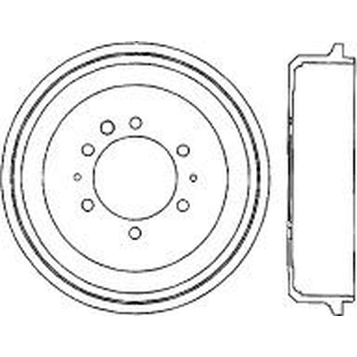 Rear Brake Drum by CENTRIC PARTS - 123.44019 pa1