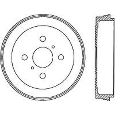 Rear Brake Drum by CENTRIC PARTS - 123.44040 pa2