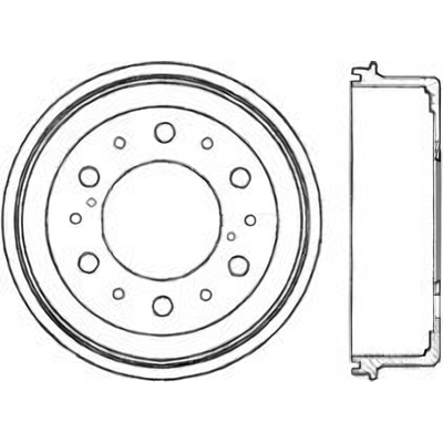 CENTRIC PARTS - 123.44046 - Tambour de frein arrière pa1