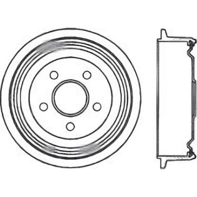 Tambour de frein arrière by CENTRIC PARTS - 123.62034 pa2