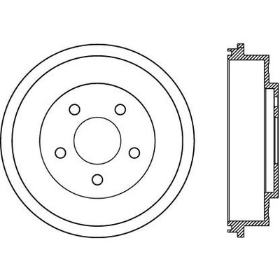 Rear Brake Drum by CENTRIC PARTS - 123.62039 pa2