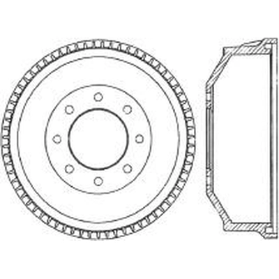 Rear Brake Drum by CENTRIC PARTS - 123.66009 pa2