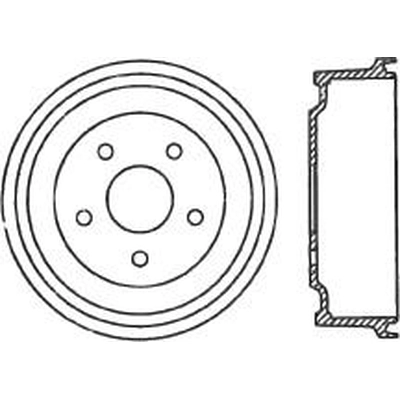 Rear Brake Drum by CENTRIC PARTS - 123.67038 pa2