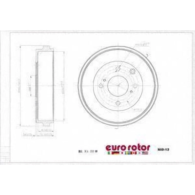 ULTRA - NID12 - Rear Brake Drum pa1