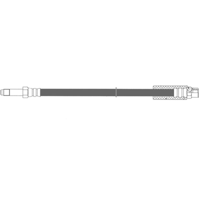 Flexible de frein arrière by CENTRIC PARTS - 150.34309 pa1