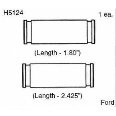 Stabilisateur de manchon d'étrier arrière by CARLSON - H5124 pa5