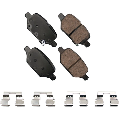 AKEBONO - ACT2168 - Rear Disc Brake Pads pa1