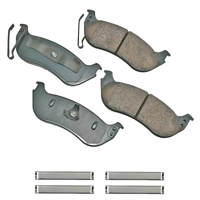 Rear Ceramic Pads by AKEBONO - ACT1109 pa7