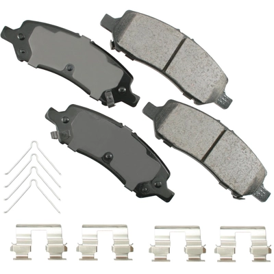 Rear Ceramic Pads by AKEBONO - ACT1647 pa7