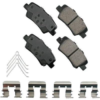 AKEBONO - ACT1813 - Rear Ceramic Pads pa6