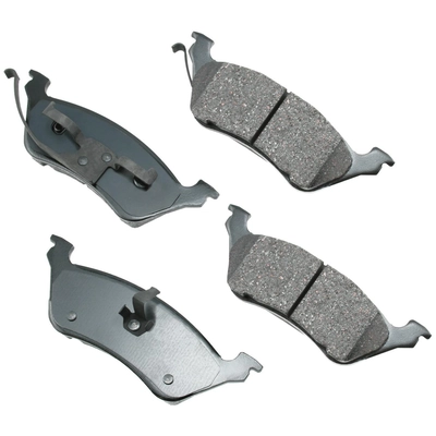 Rear Ceramic Pads by AKEBONO - ACT858 pa5