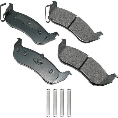 Rear Ceramic Pads by AKEBONO - ACT932 pa6