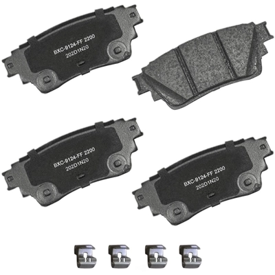 BENDIX - SBC2200 - Ceramic Rear Disc Brake Pads pa1