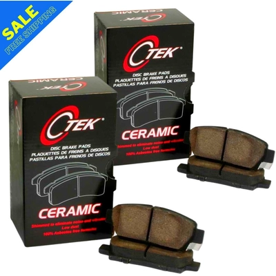 Rear Ceramic Pads by CENTRIC PARTS - 103.08340 pa3