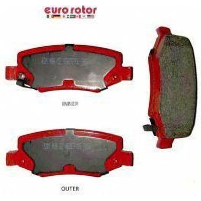 Rear Ceramic Pads by EUROROTOR - ID1274H pa4