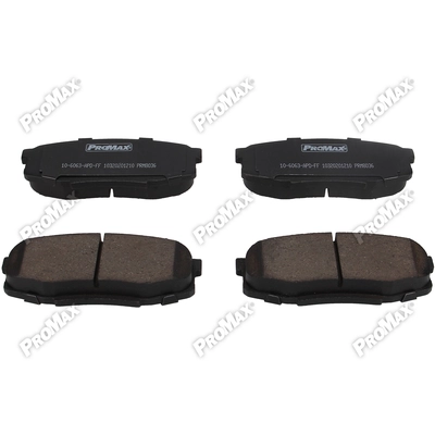 Rear Ceramic Pads by PROMAX - 10-2256 pa2