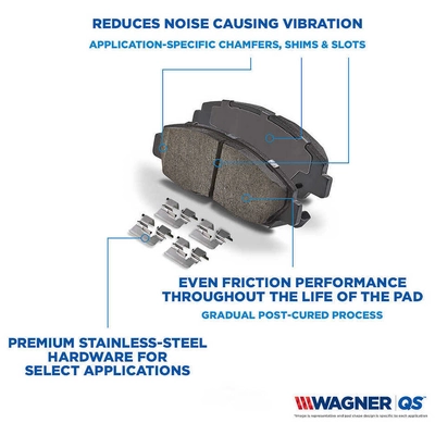 WAGNER - ZD2168 - QuickStop Disc Brake Pad Set pa1