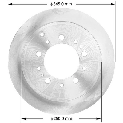 BENDIX GLOBAL - PRT5719 - Disc Brake Rotor pa1