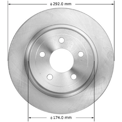 BENDIX GLOBAL - PRT5900 - Disc Brake Rotor pa1