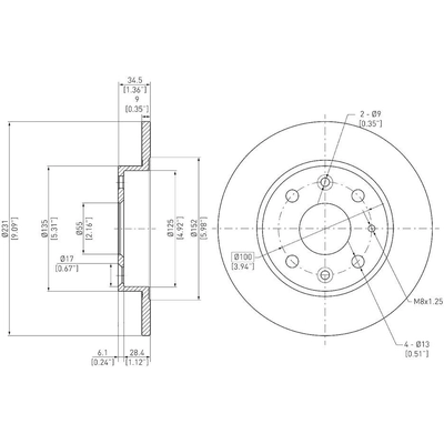 Rear Disc Brake Rotor by DYNAMIC FRICTION COMPANY - 600-80023 pa3