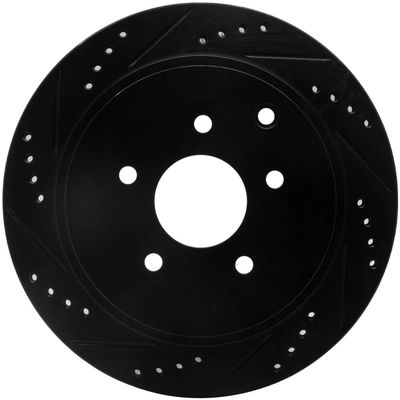 DYNAMIC FRICTION COMPANY - 633-67089L - Rear Disc Brake Rotor pa1